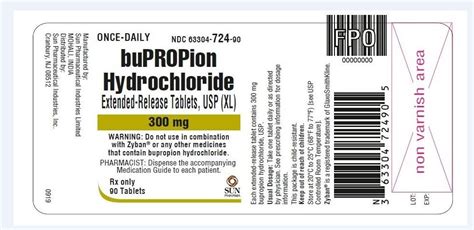 Long-term use and side effects of bupropion
