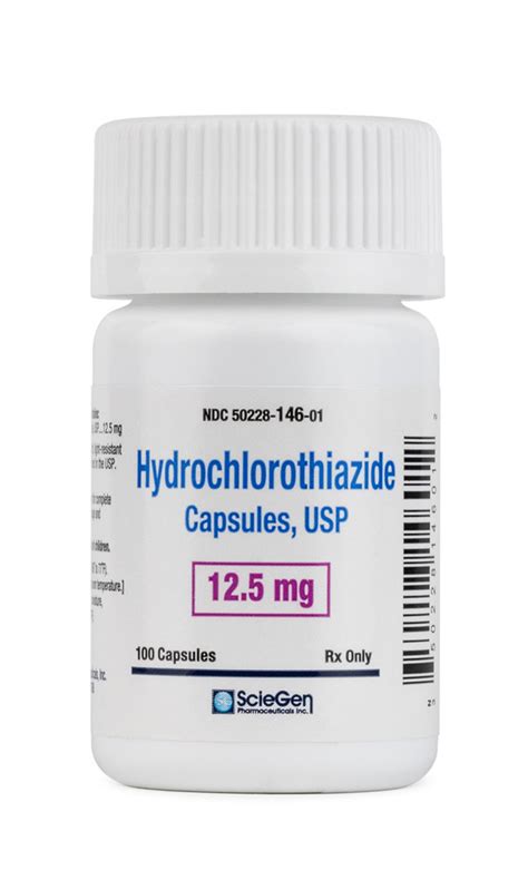 Long-term use hydrochlorothiazide 12.5 mg