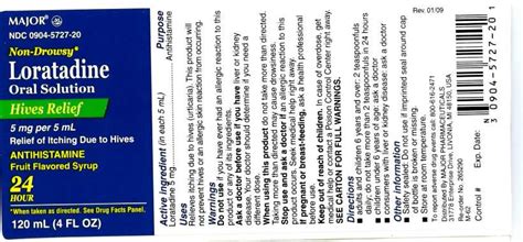 Loratadine Dosage and Administration