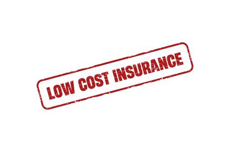 low-cost insurance for specific needs