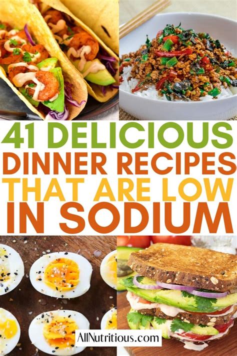 low sodium meal ideas