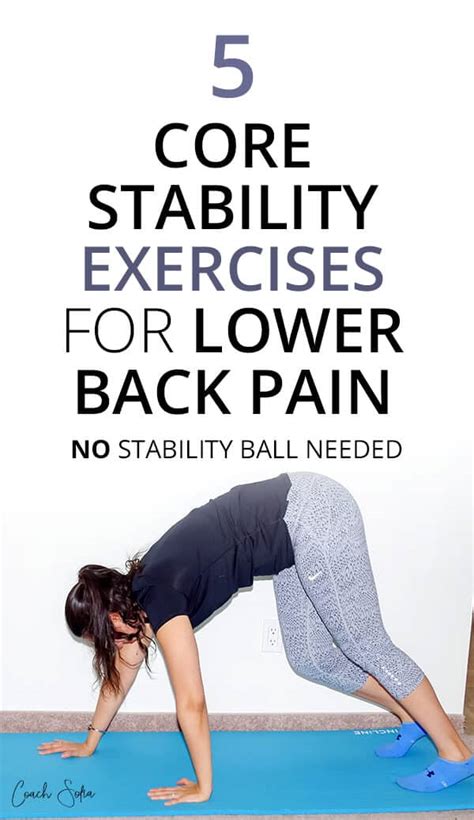lower back stabilization