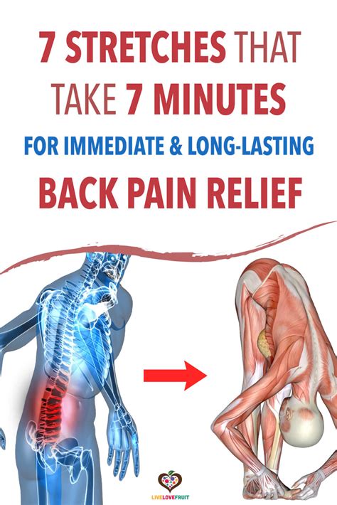 Lumbar back ache relief techniques