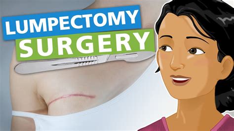 Surgical team performing lumpectomy