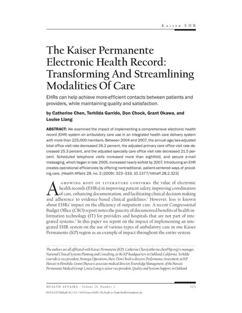 Managing Health Records with Kaiser Permanente WA