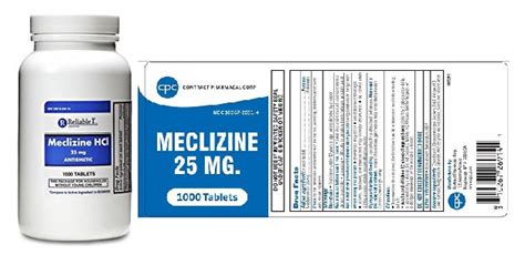 Meclizine Dosage