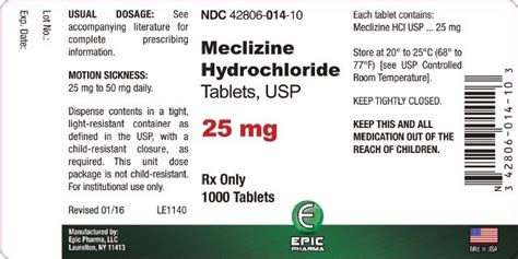 Meclizine Uses