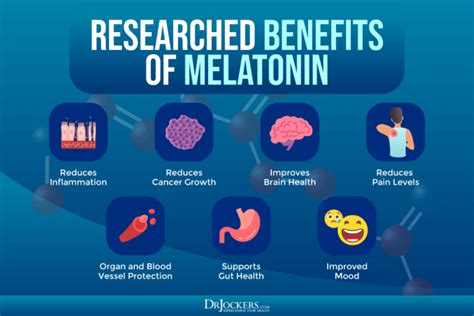Various health benefits of melatonin