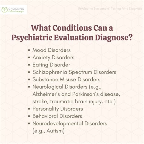 mental health evaluation importance
