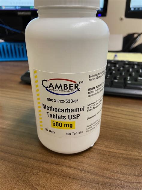 Methocarbamol administration