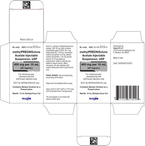 Methylprednisolone Storage