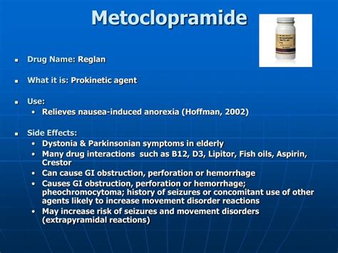 Benefits of Metoclopramide