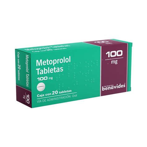Metoprolol 100mg tablets