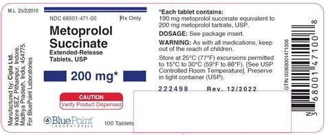 Metoprolol ER