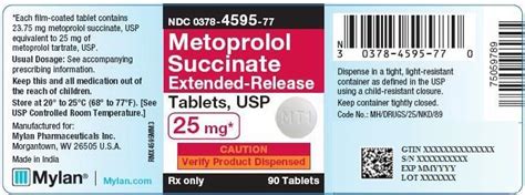 Metoprolol Succinate Dosage and Administration