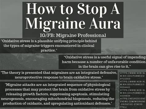 Migraine Aura Prevention