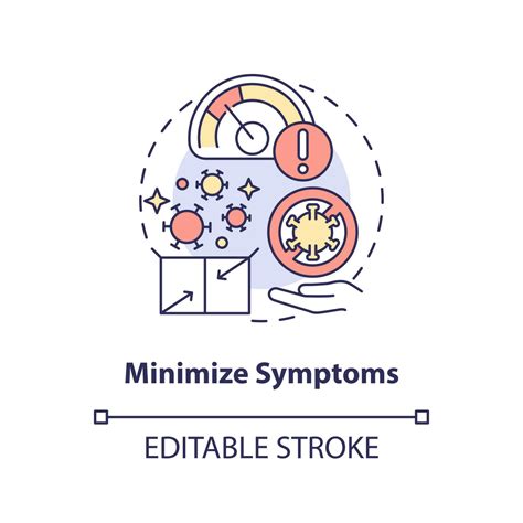 minimizing symptoms