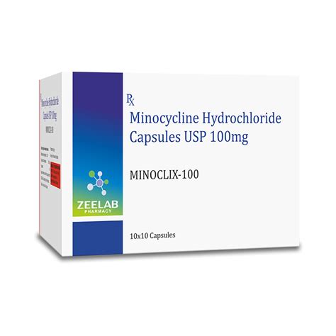 Minocycline 100mg special considerations