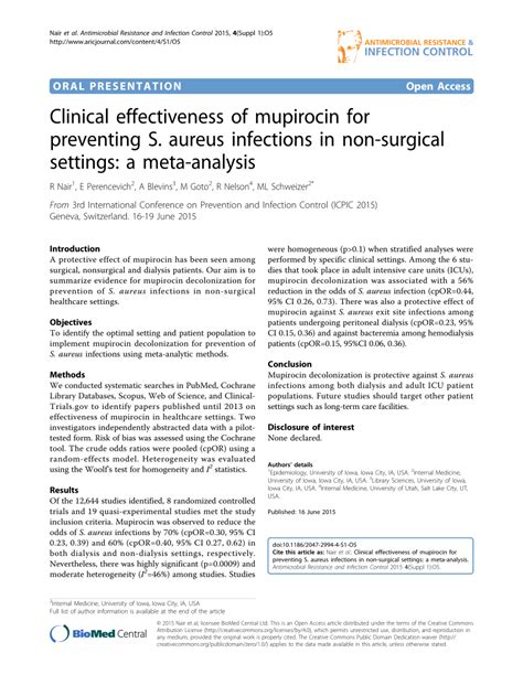Mupirocin Interactions
