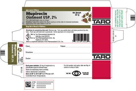 Mupirocin Ointment in Veterinary Medicine