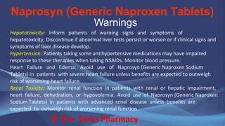 Naproxen hepatic impairment