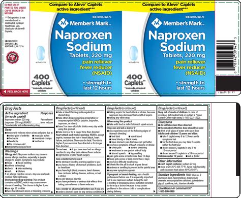 Naproxen Sodium Dosage