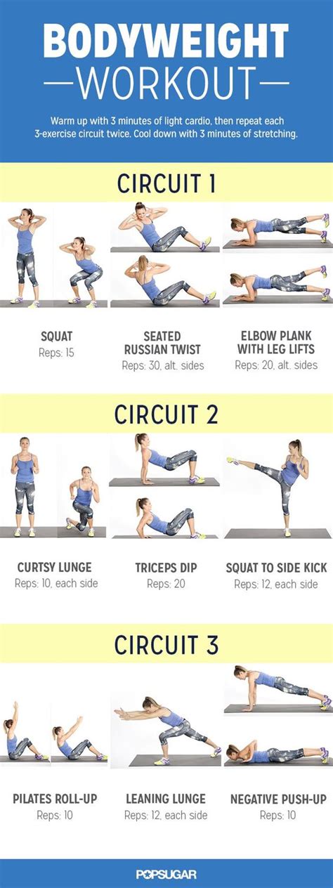 no equipment workout routine for weight loss