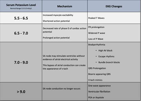 normal potassium levels