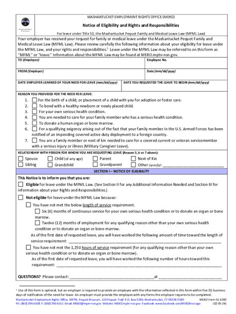 Notice of Eligibility