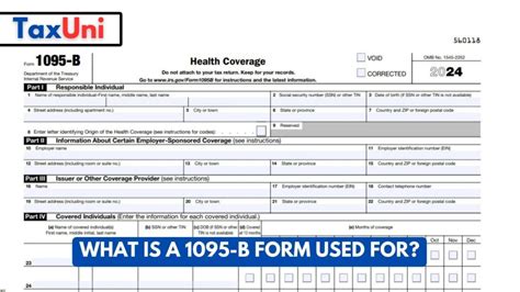 obtaining and using 1095 tax form
