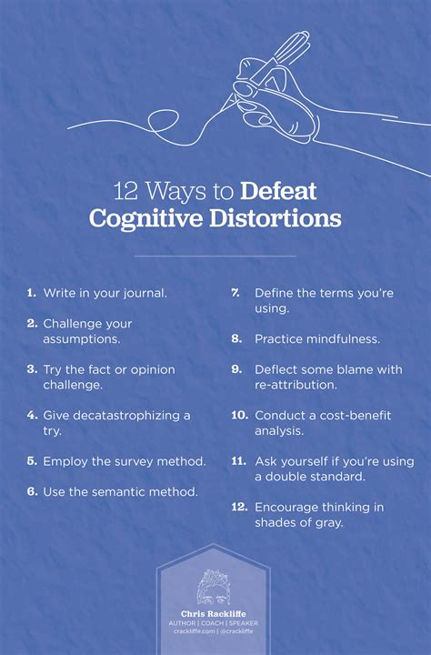 overcoming cognitive distortions