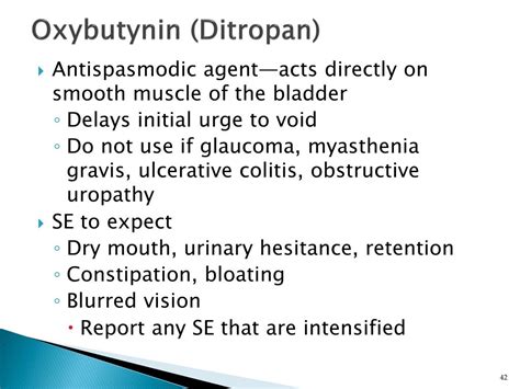 Oxybutynin and Pregnancy