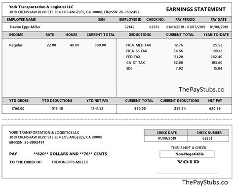 Pay Stub Requirements in California