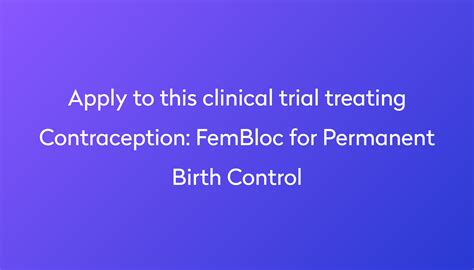 permanent birth control