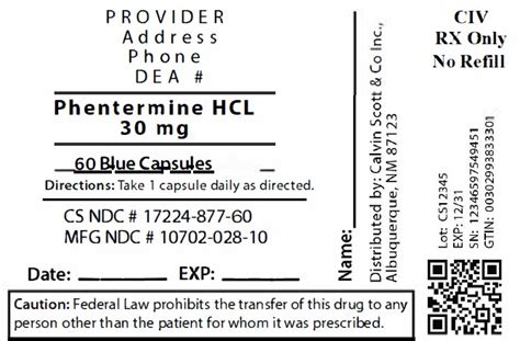 phentermine dosage