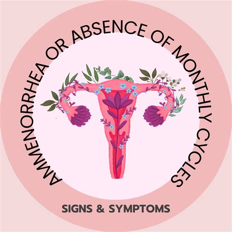 Physical causes of amenorrhea