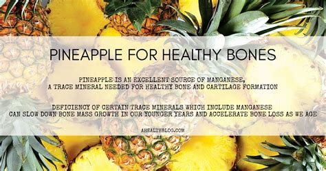 Pineapple and Bone Health