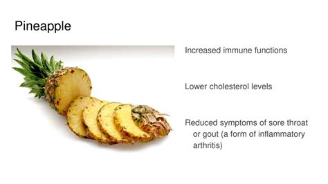 Pineapple and Immune Function