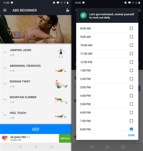 popular exercise apps