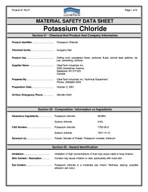 Potassium Chloride Safety