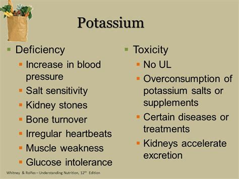 potassium deficiency and toxicity