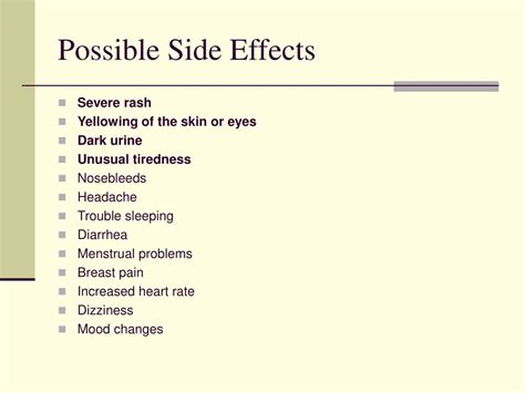 Potential Side Effects and Interactions