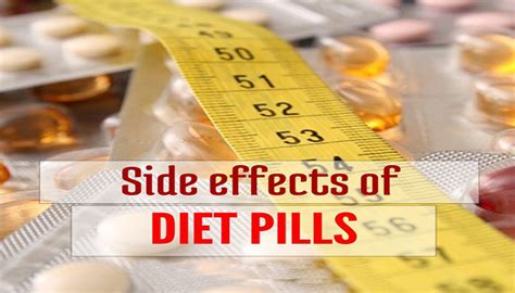 potential side effects of diet pills
