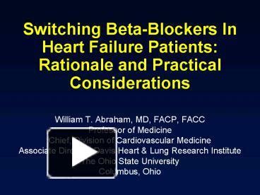 Practical Considerations for Patients