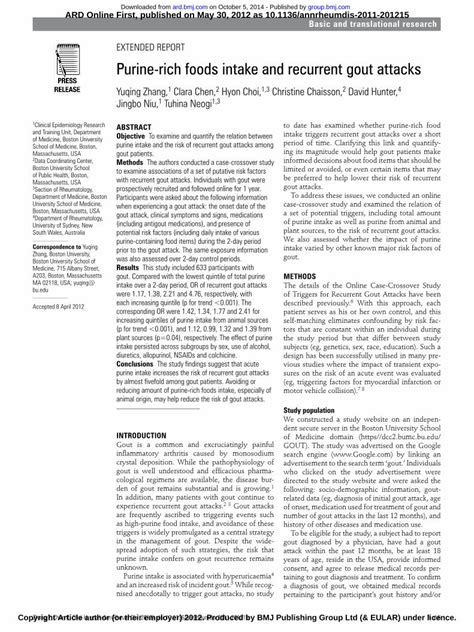 Practical Tips for Managing Purine Intake