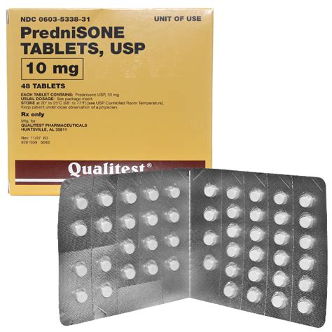 Prednisone 10mg Tablet Dosage