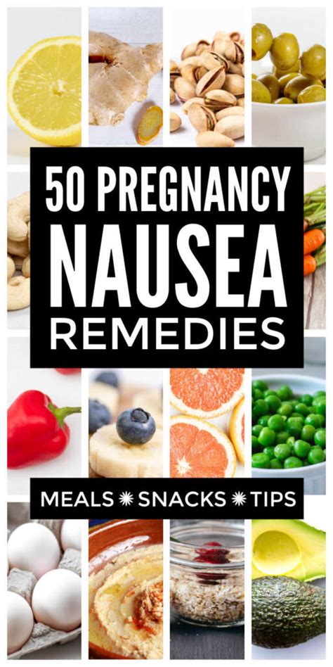 pregnancy nausea remedies