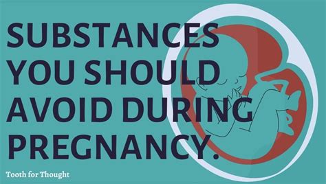 Substances to avoid during pregnancy
