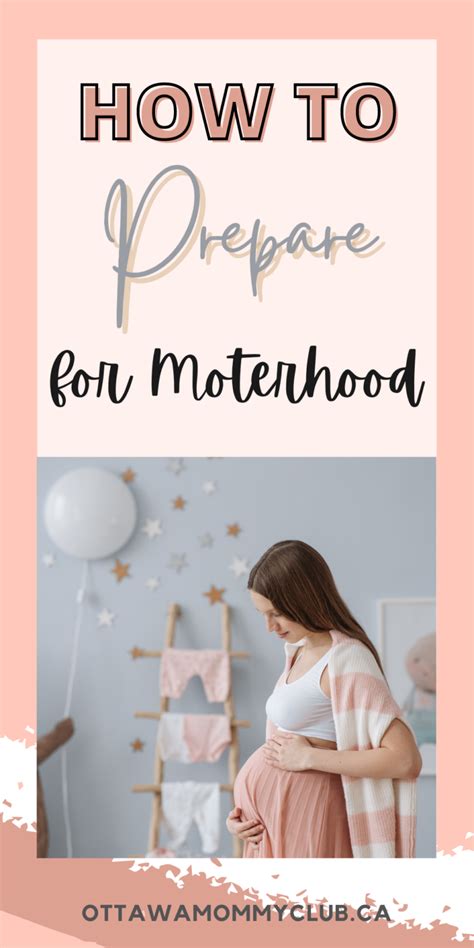 Preparing for motherhood