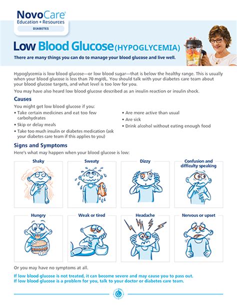 Preventing Low Blood Glucose